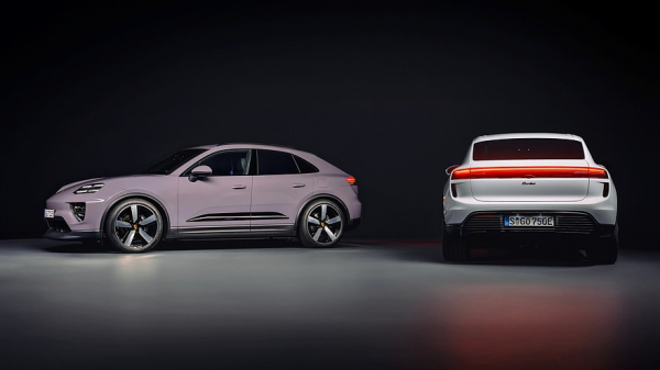 Электрический Porsche Macan: две версии, два багажника и двухэтажная «оптика»
