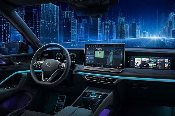 Длиннобазный Volkswagen Tiguan L Pro выходит на рынок: три экрана и никакой «зелени»