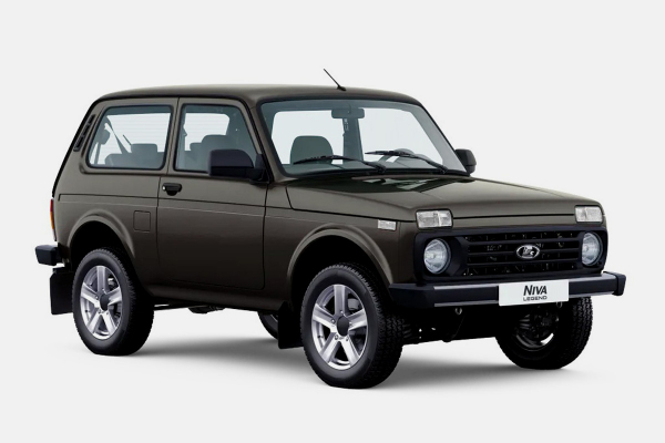 Классический внедорожник Lada Niva Legend получил светодиодные ходовые огни